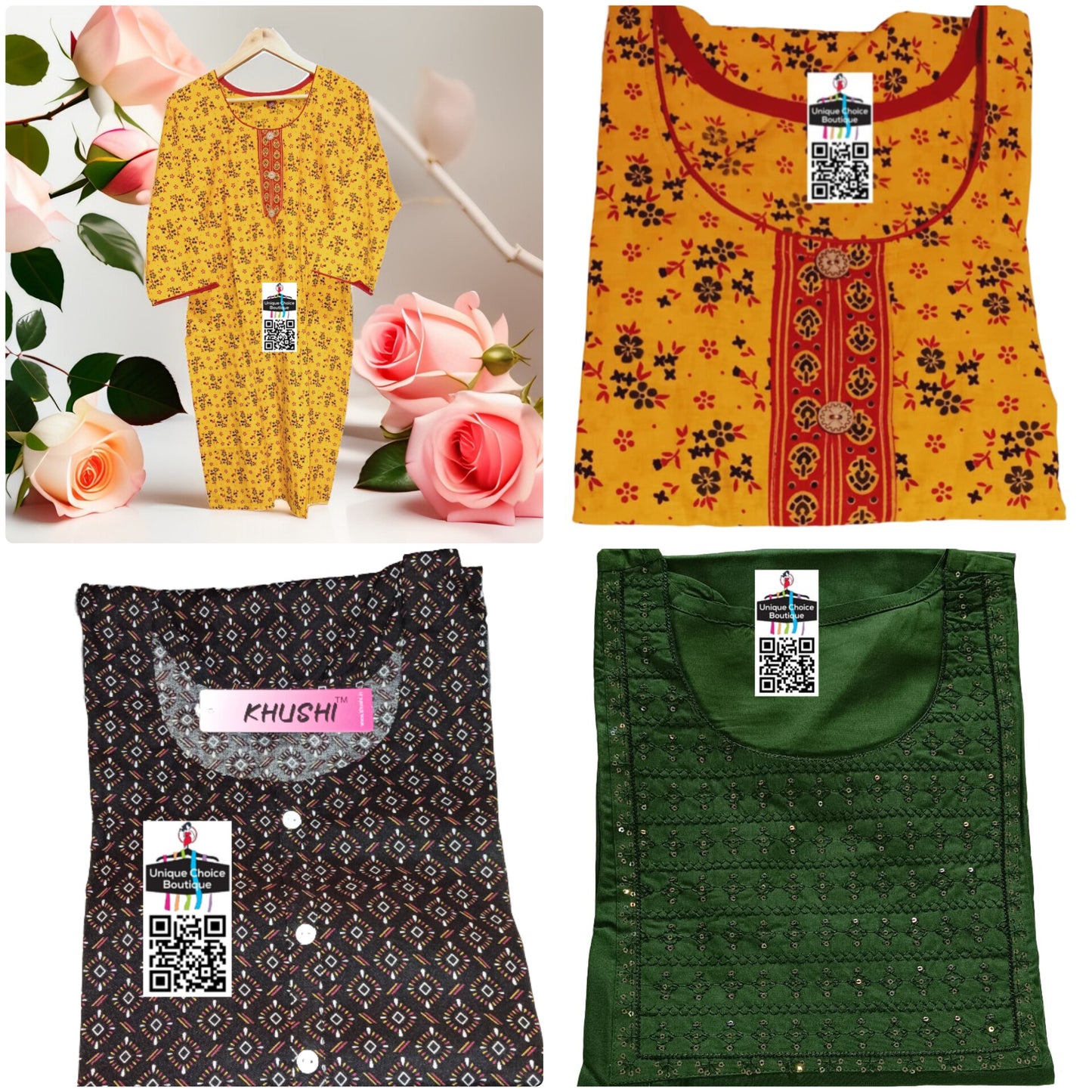 Comfort First Kurtis Combo Offer (Set of 3), 3XL Size